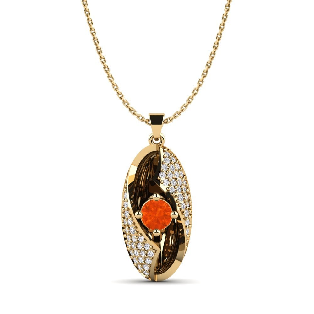 Fire Opal Women's Pendant Halmahera
