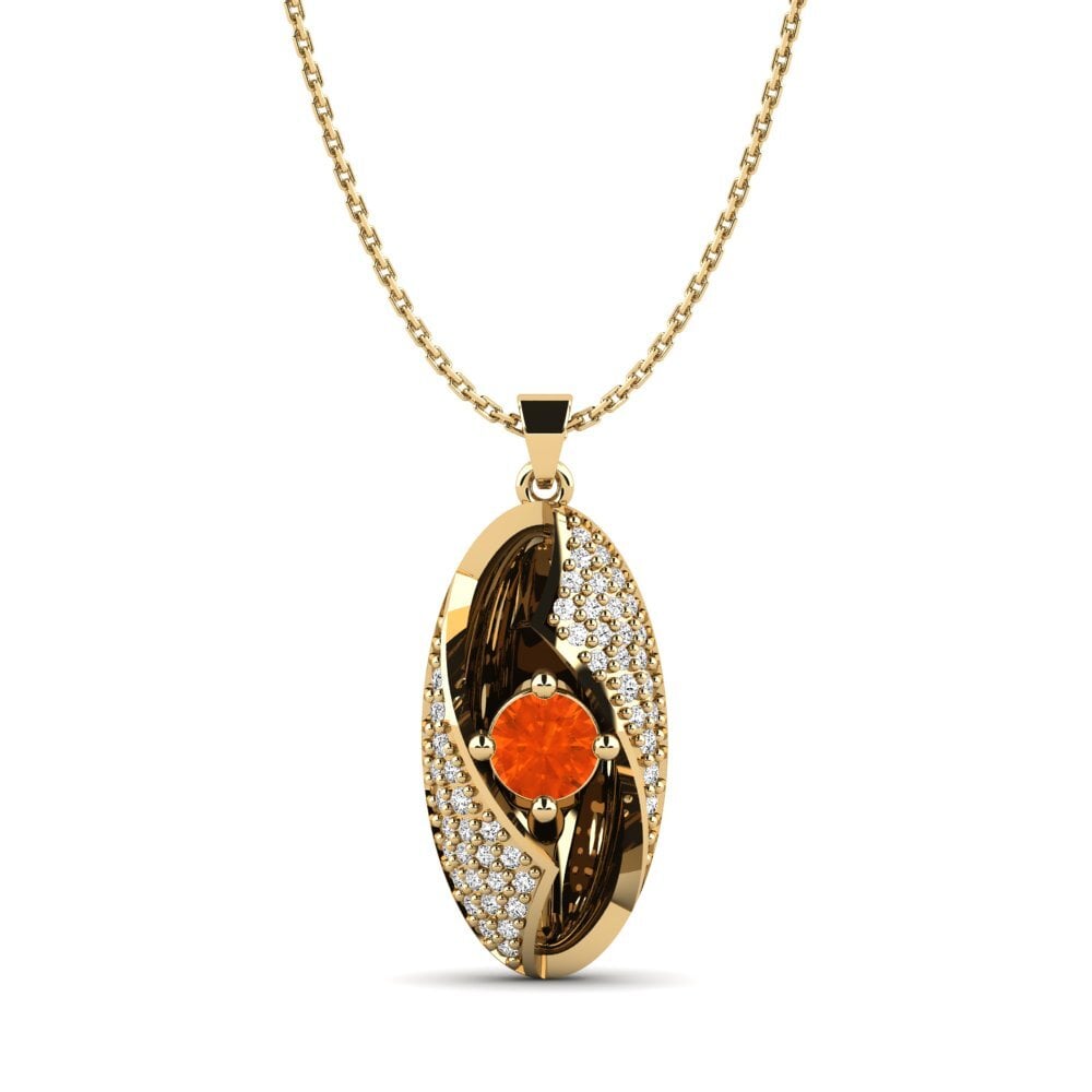 Fire-Opal Women's Pendant Halmahera
