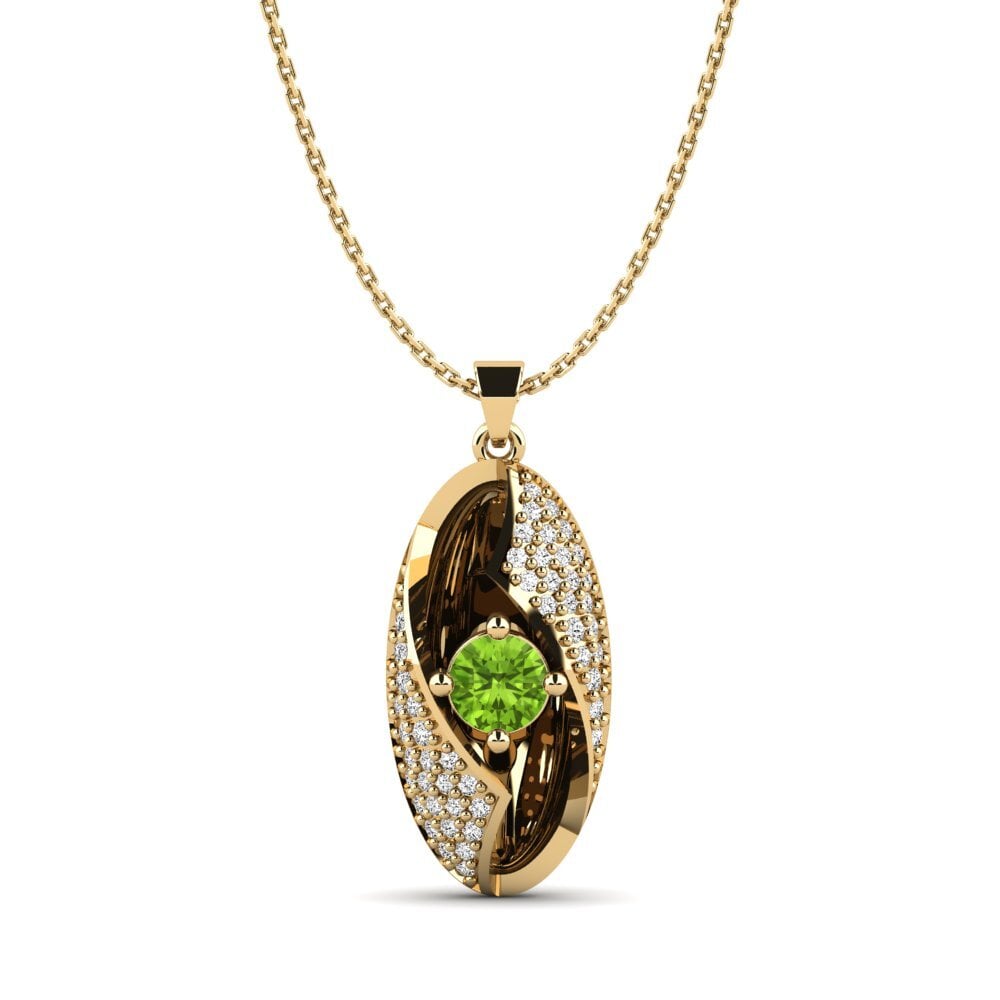 Peridoto Colgante de Mujer Halmahera