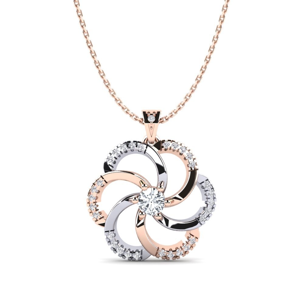 White Zircon Women's Pendant Madura