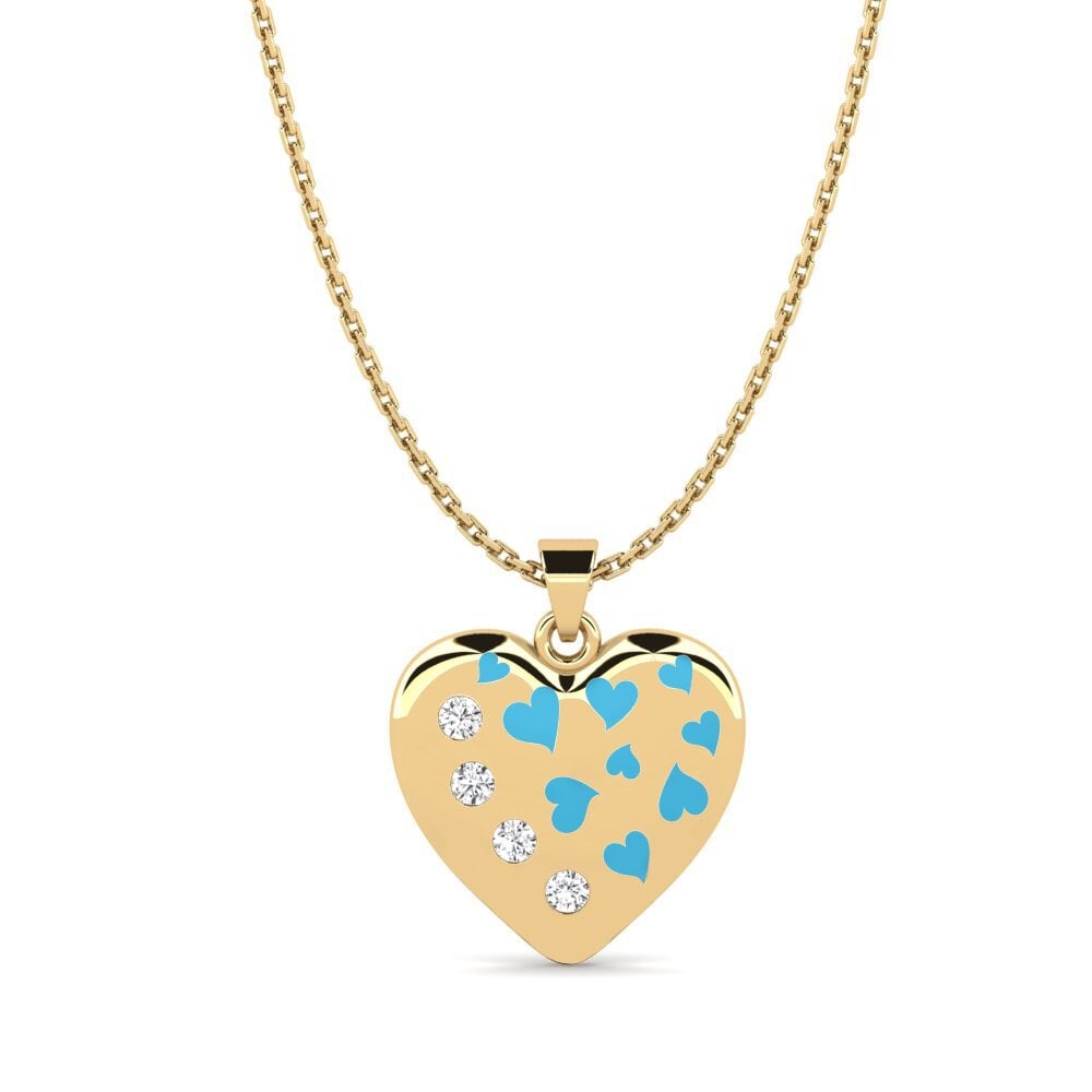 White sapphire Women's Pendant Torcan