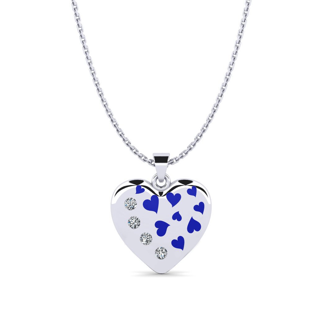 Heart Zirconia Necklaces