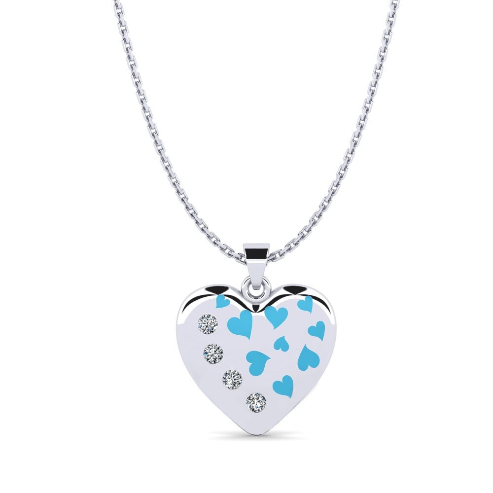 Heart Zirconia Necklaces