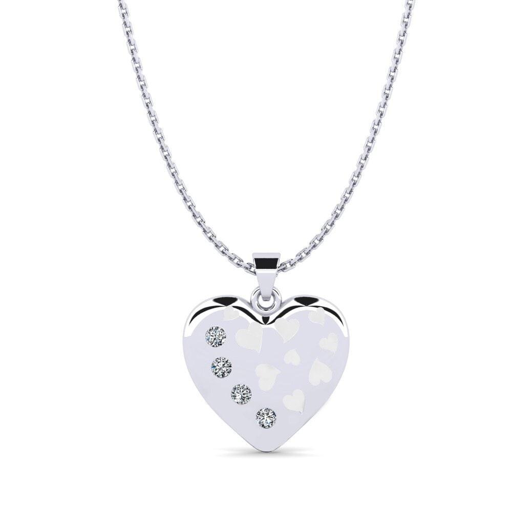 Heart Zirconia Necklaces