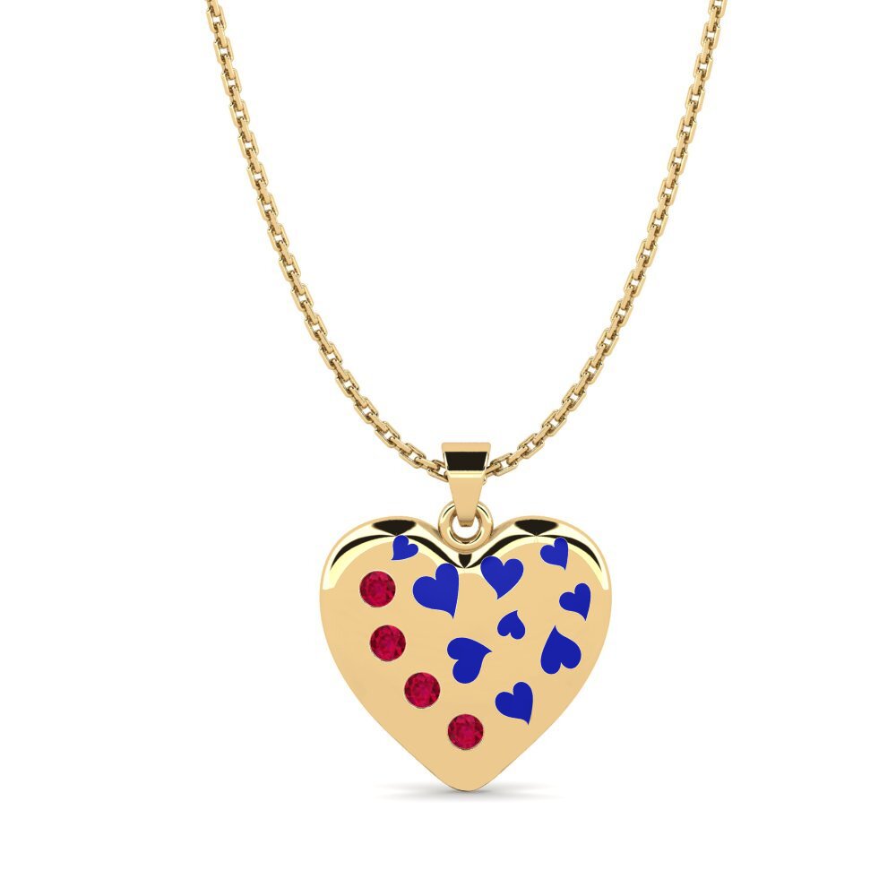 Ruby Women's Pendant Torcan