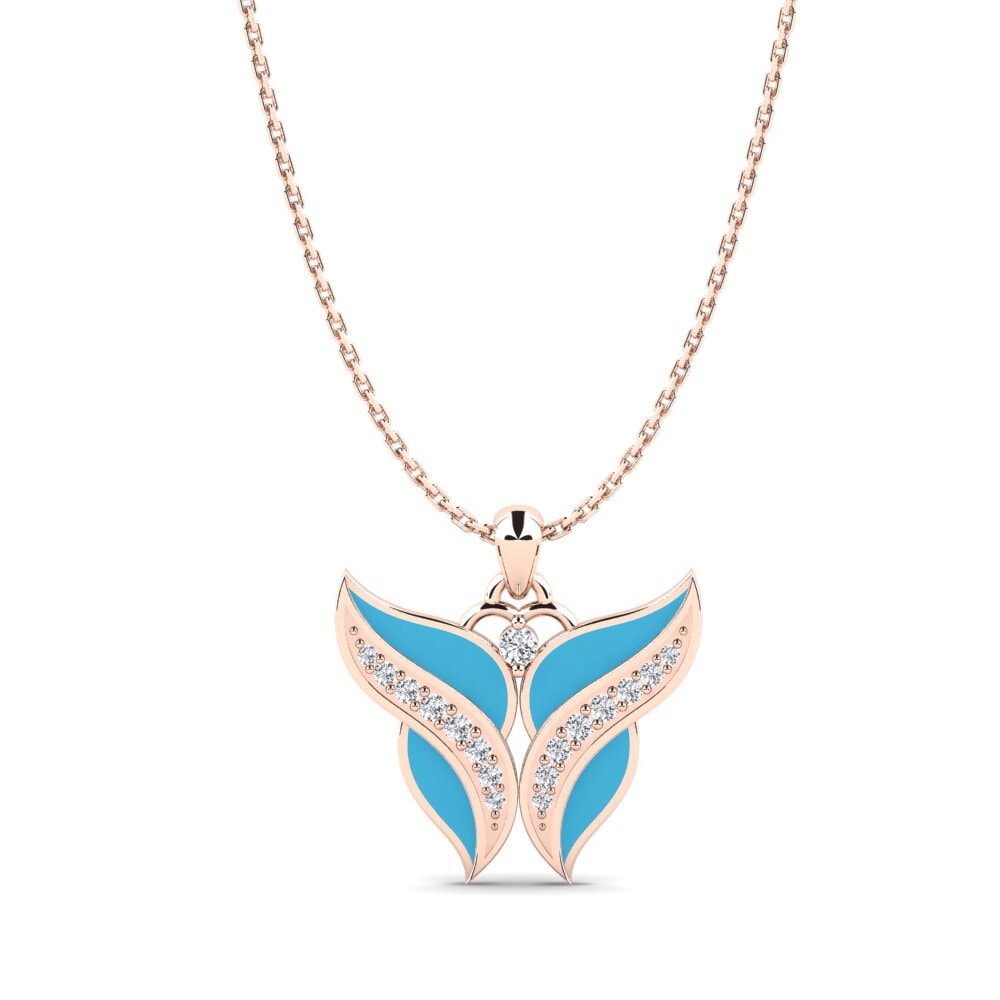 14ct Rose Gold Women's Pendant Tumerk