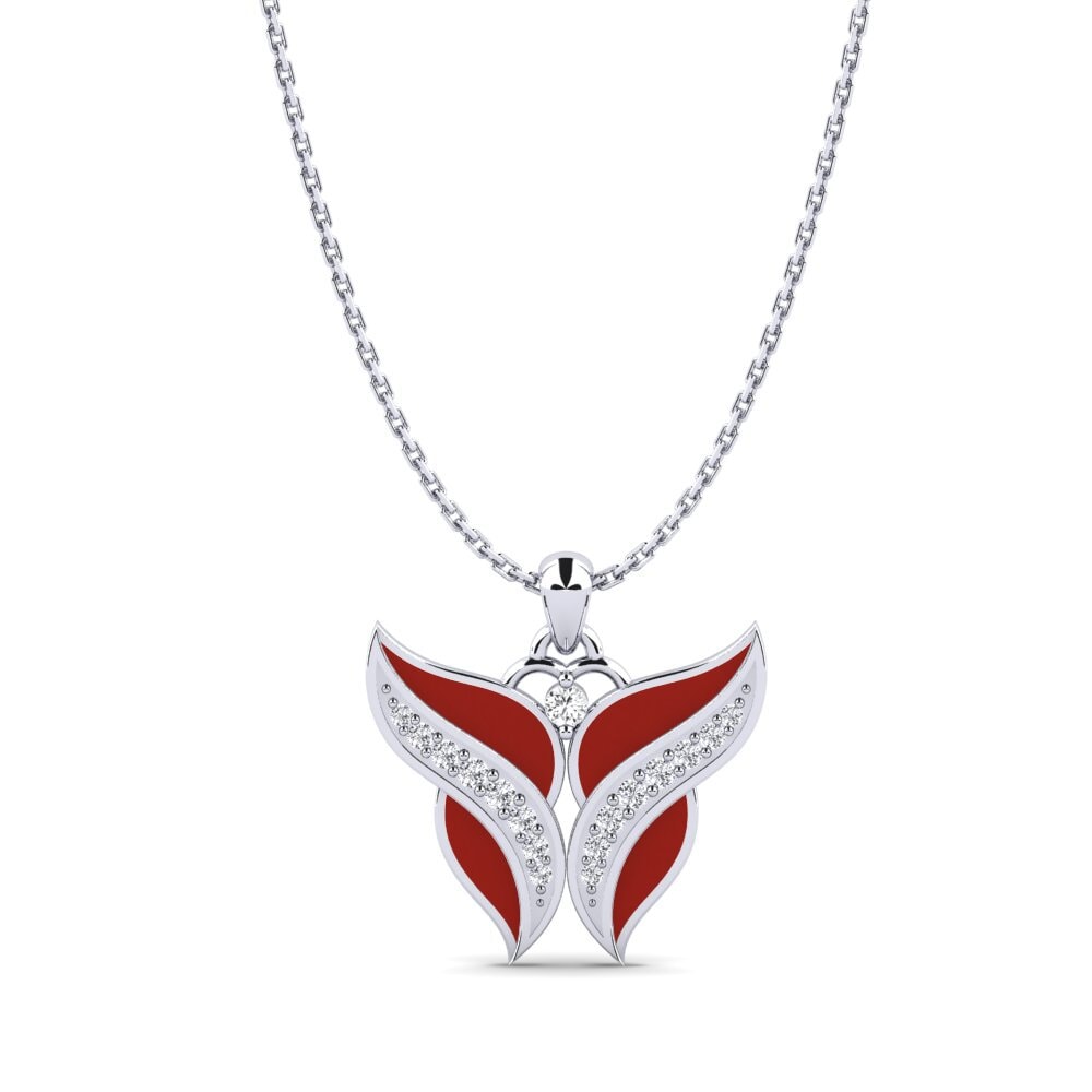 Angels White sapphire Necklaces