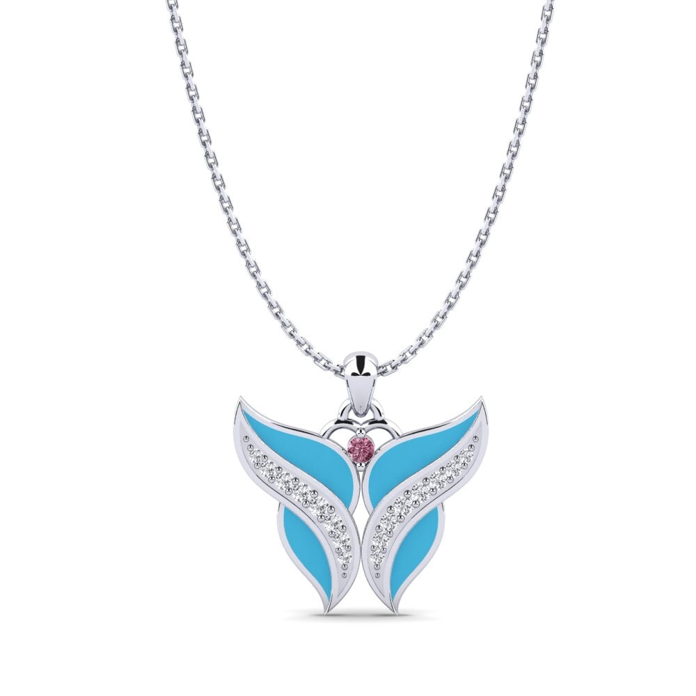 Rhodolite Garnet Women's Pendant Tumerk