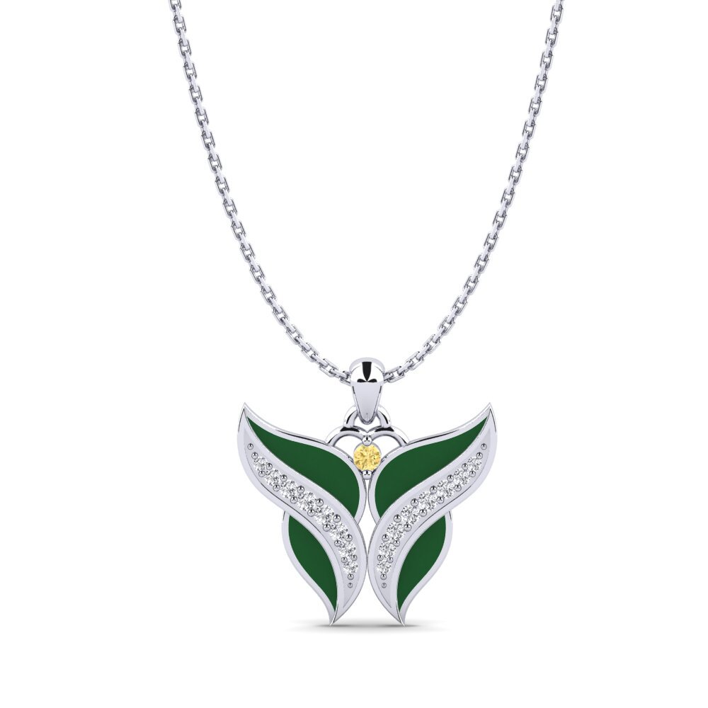 Yellow Diamond Women's Pendant Tumerk