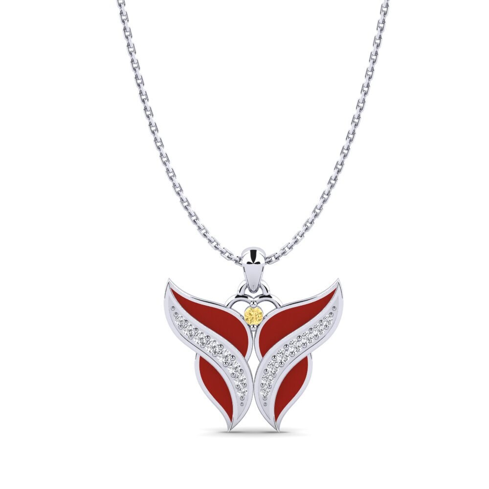 Yellow Diamond Women's Pendant Tumerk