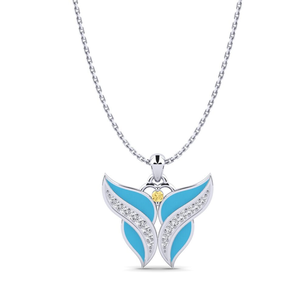 Yellow Diamond Women's Pendant Tumerk