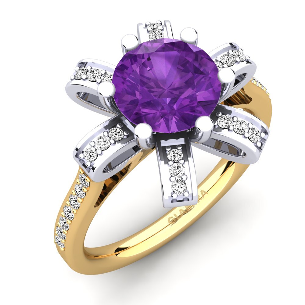 Amethyst Engagement Ring Drancy