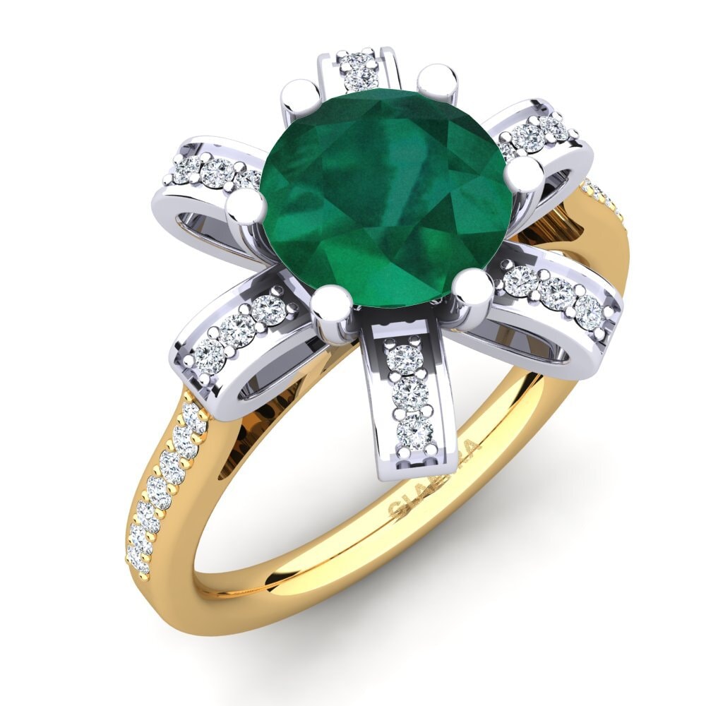 Emerald Engagement Ring Drancy
