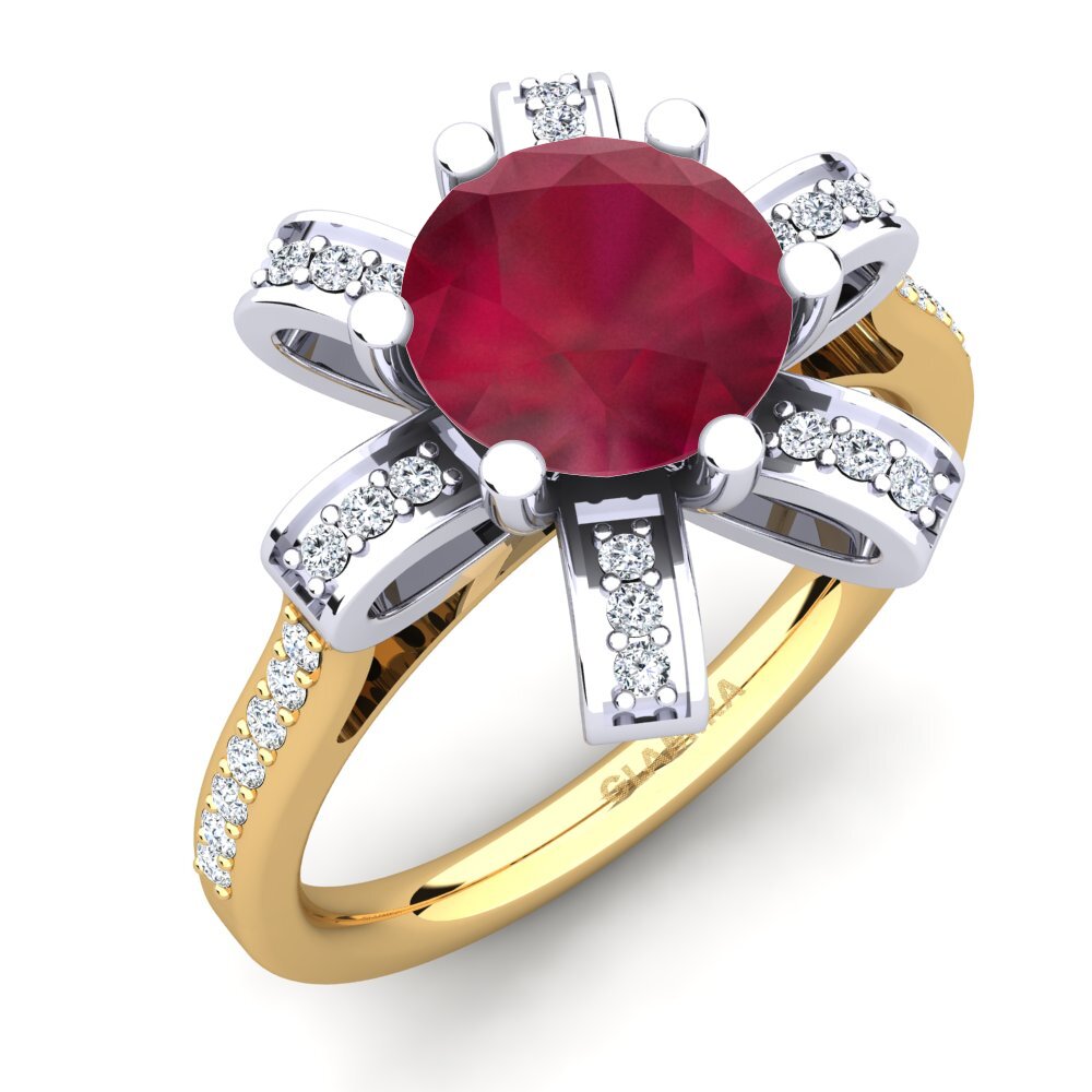 Ruby Engagement Ring Drancy