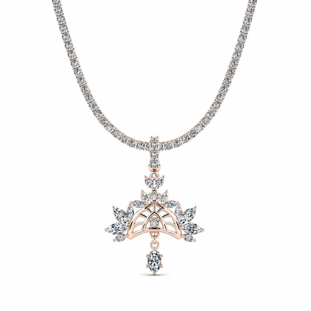 14ct Rose Gold Tennis Drawnions