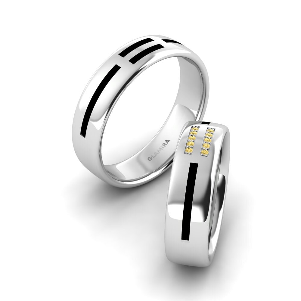 Yellow Diamond Wedding Ring Dreamy Glory 6.0 mm