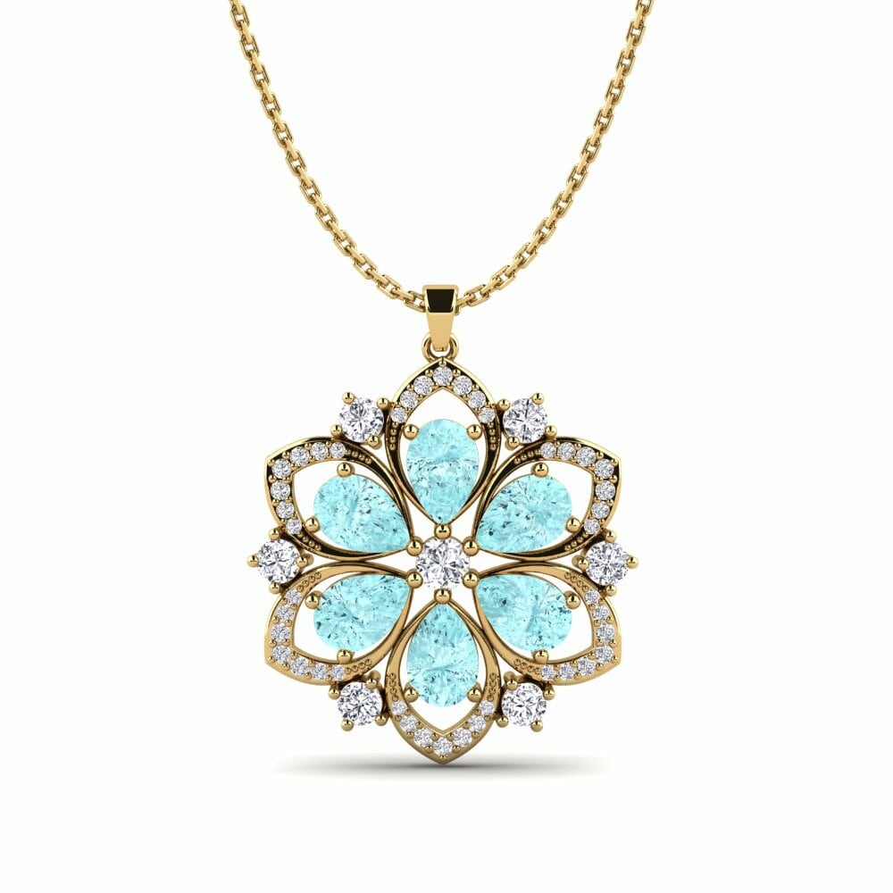 18ct Yellow Gold Women's Pendant Dreepy