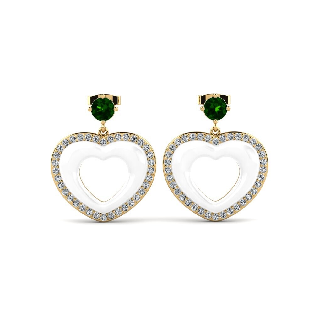 Green Tourmaline Women's Earring Dresel