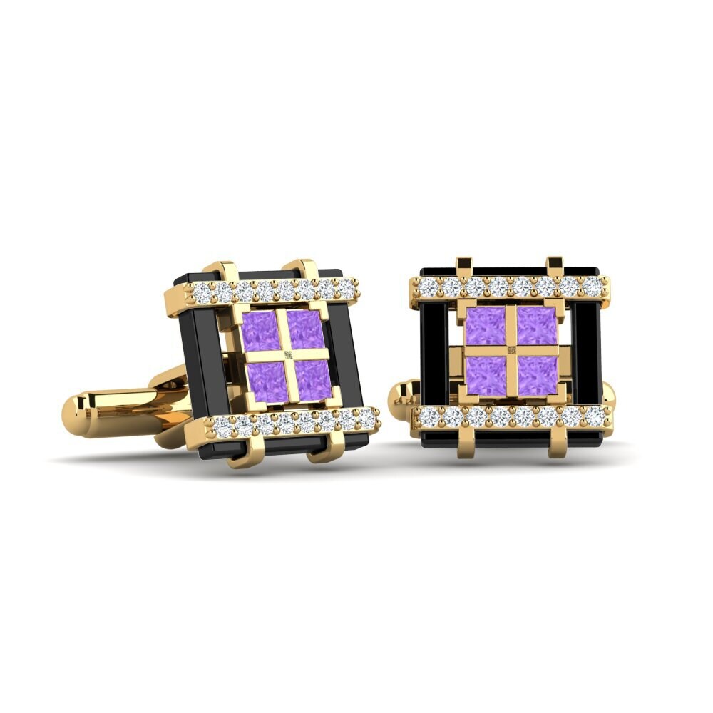 Amethyst Cufflink Dries