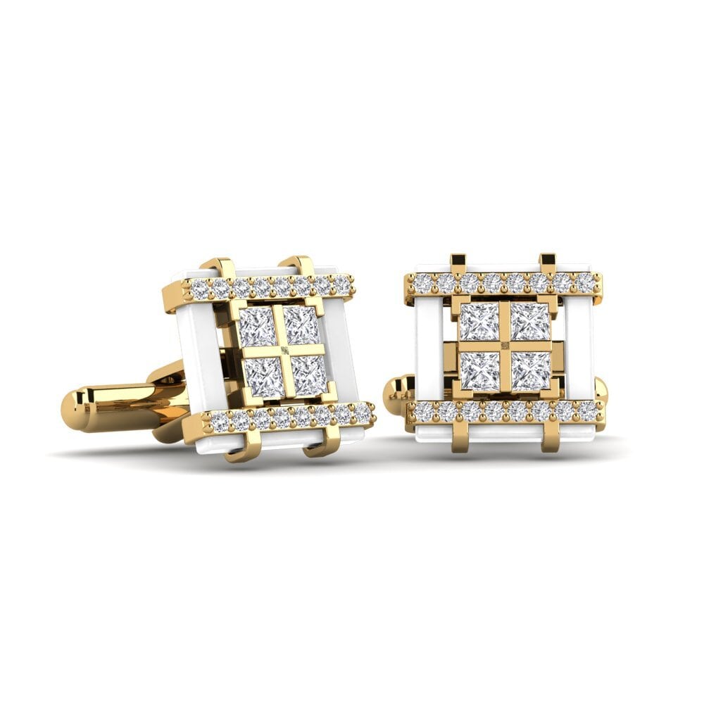 Lab Grown Diamond Cufflink Dries