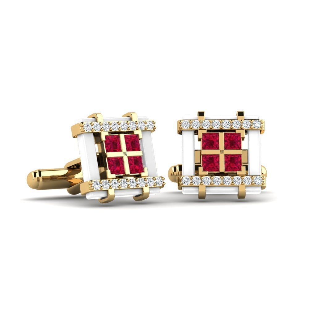 Ruby Cufflink Dries