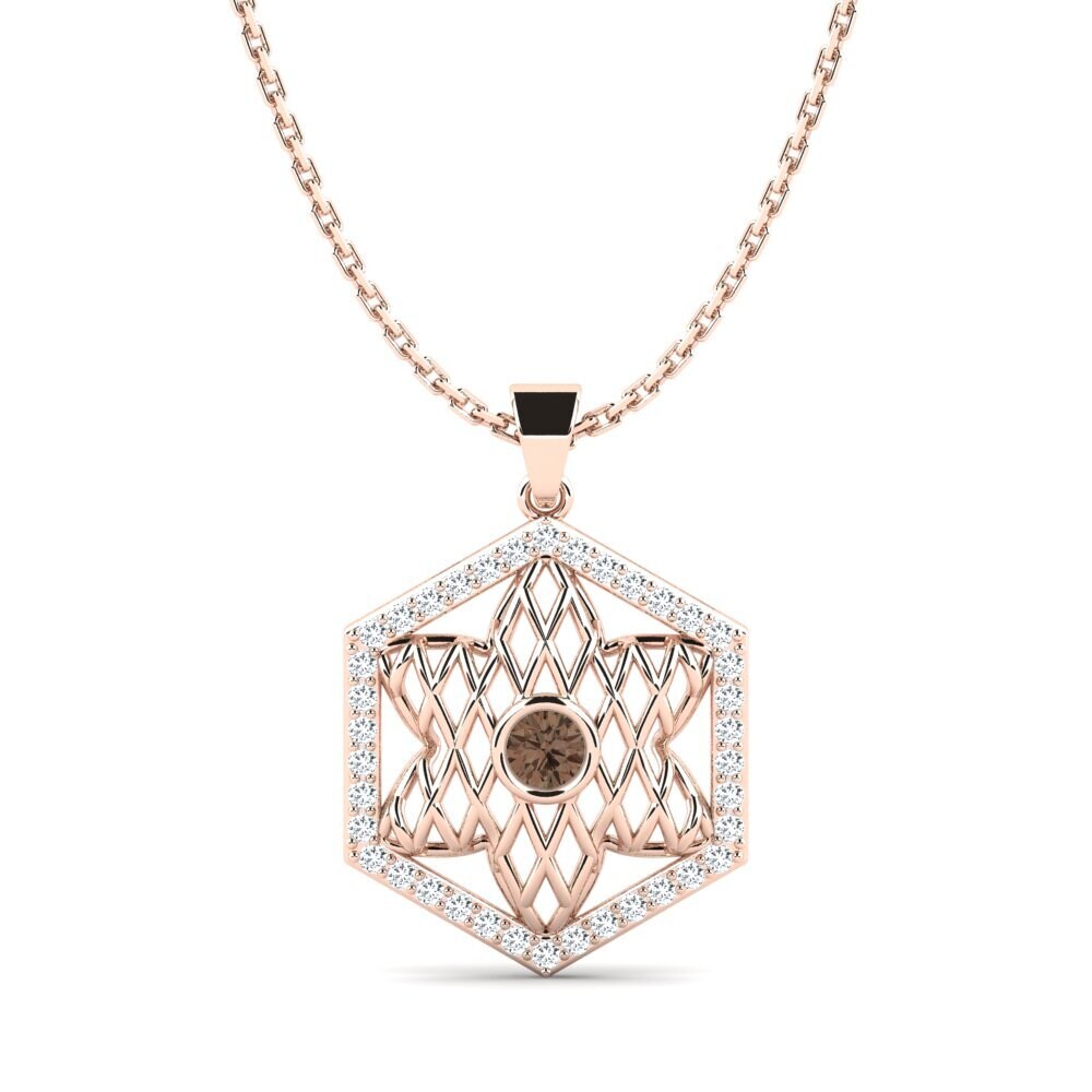 Smoky Quartz Women's Pendant Drilbur