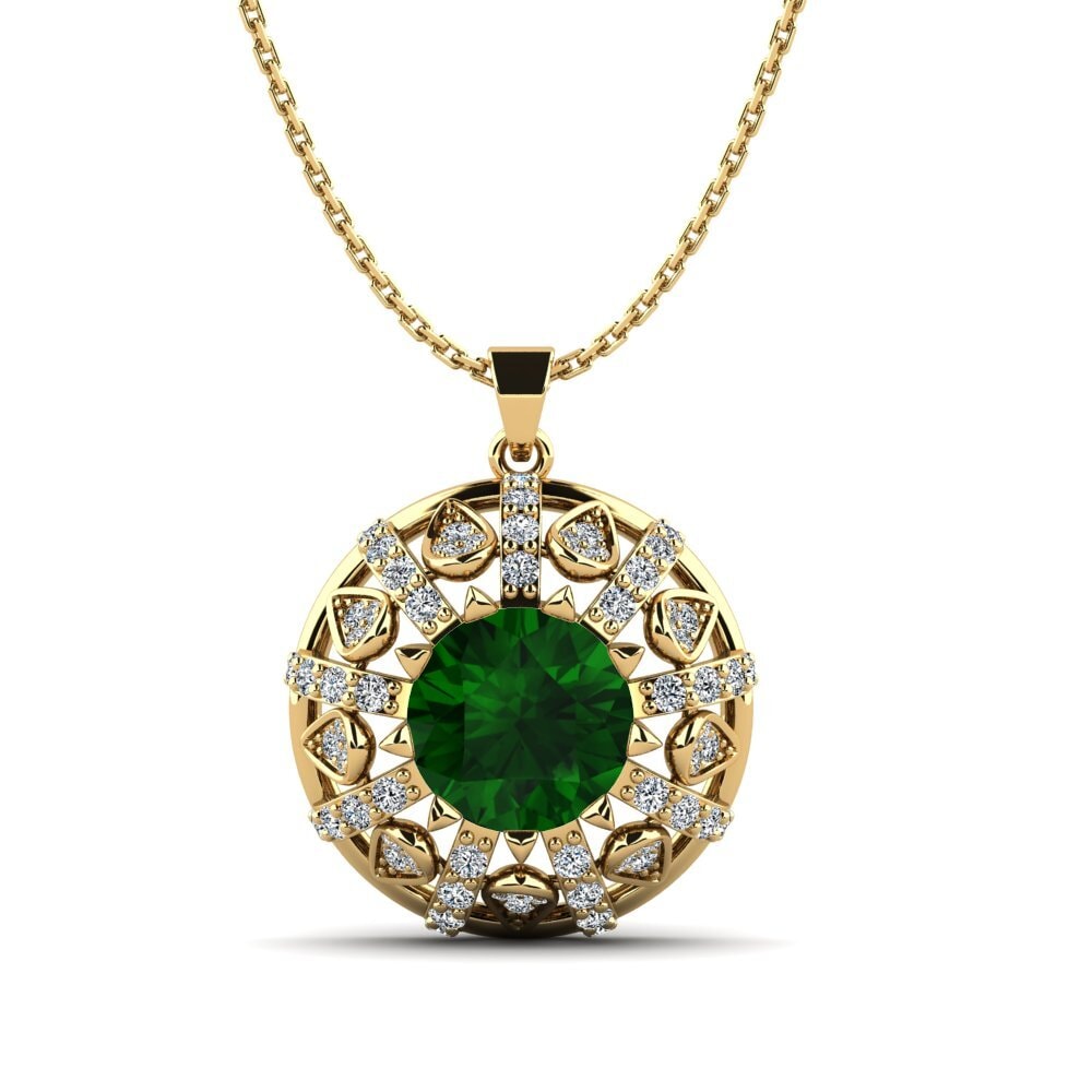 Green Tourmaline Women's Pendant Drost