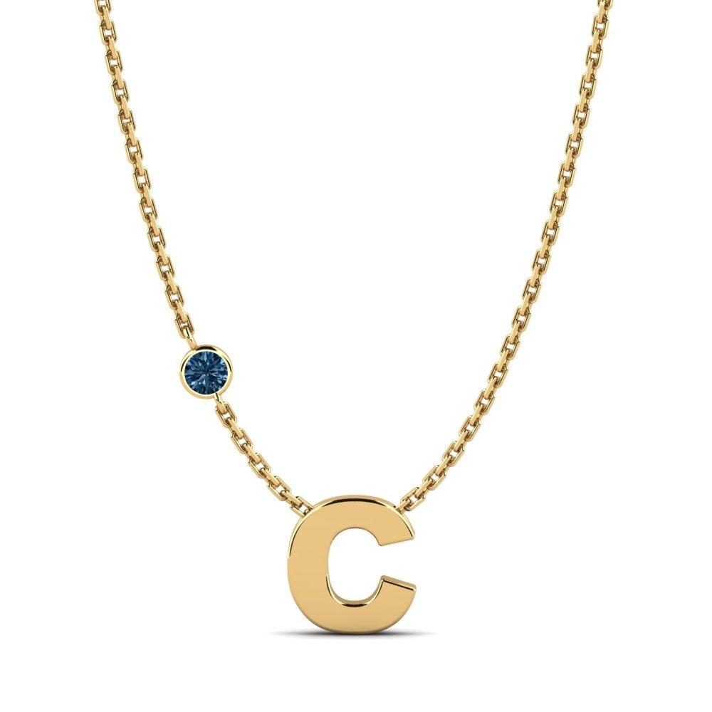 Blauer Diamant Damen halskette Drucilla C