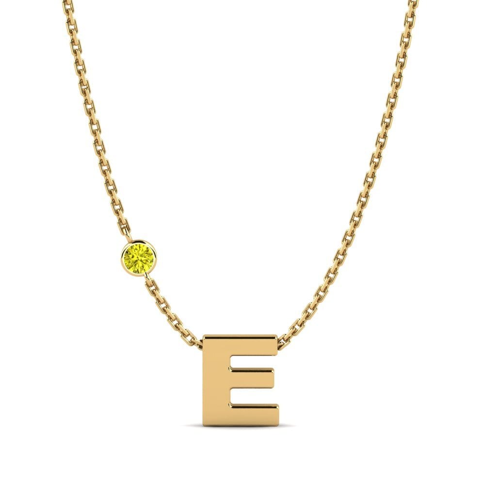 Gelber Diamant Damen halskette Drucilla E