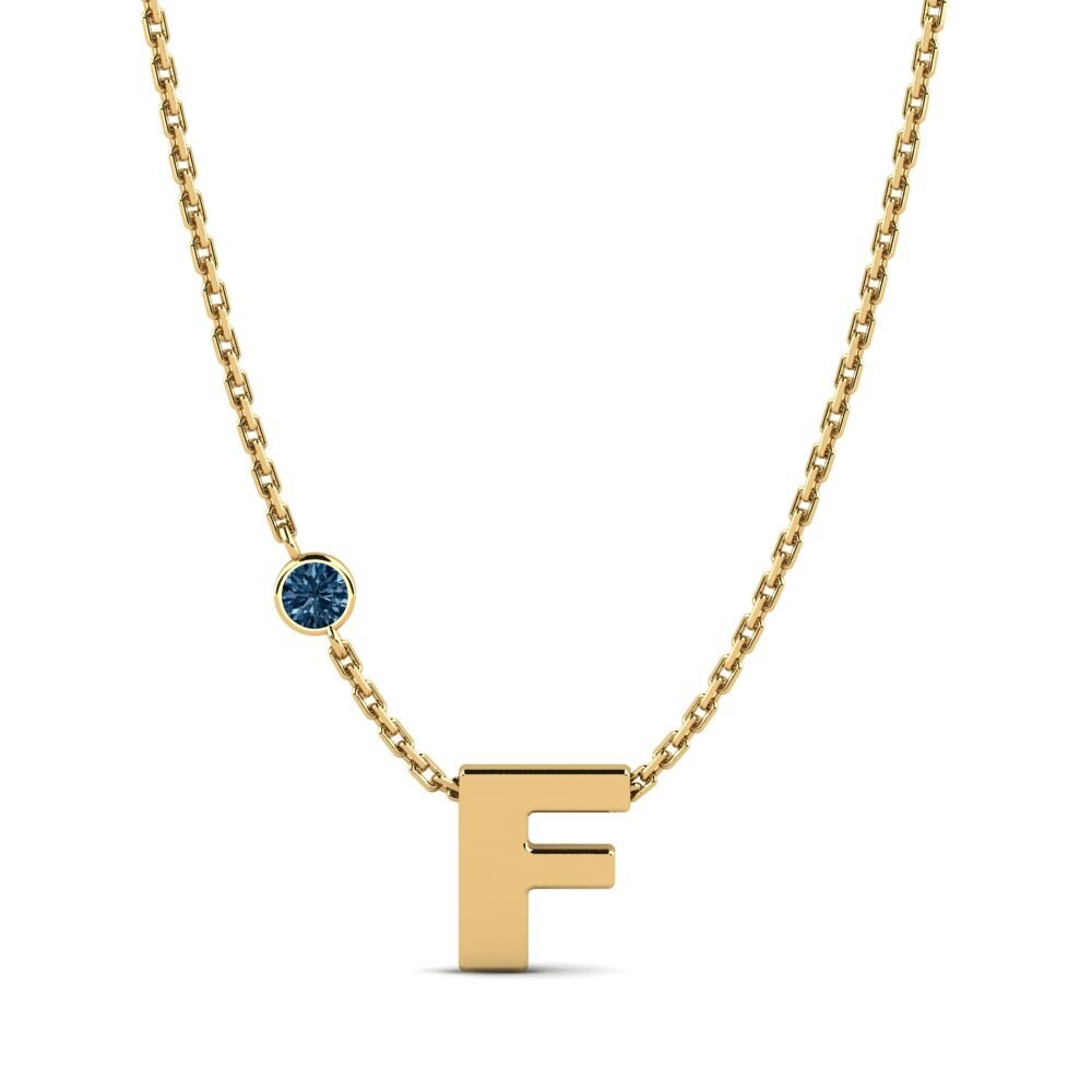 Blauer Diamant Damen halskette Drucilla F