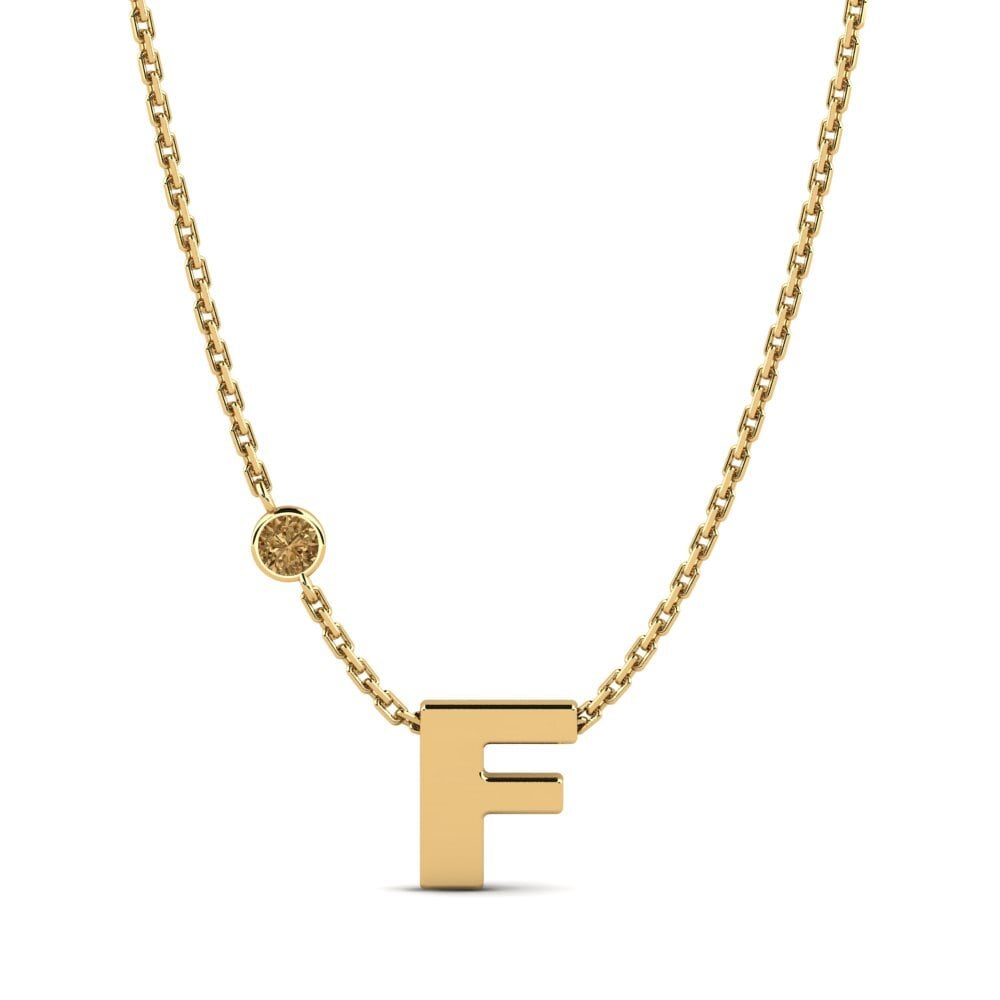 Brauner Diamant Damen halskette Drucilla F