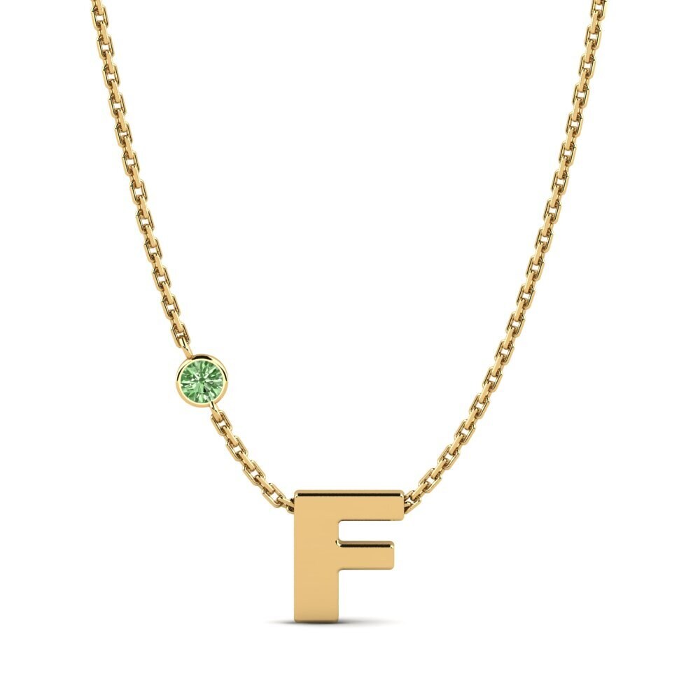 Grüner Diamant Damen halskette Drucilla F