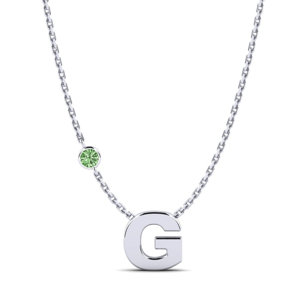 Grüner Diamant Damen halskette Drucilla G