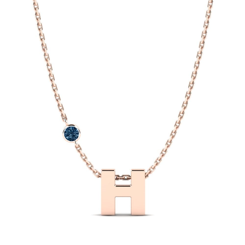 Blauer Diamant Damen halskette Drucilla H