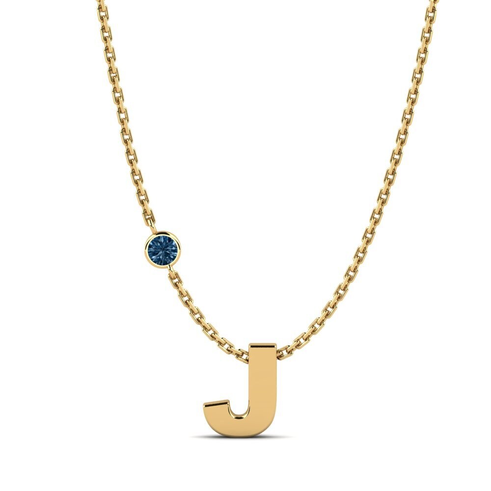Blauer Diamant Damen halskette Drucilla J