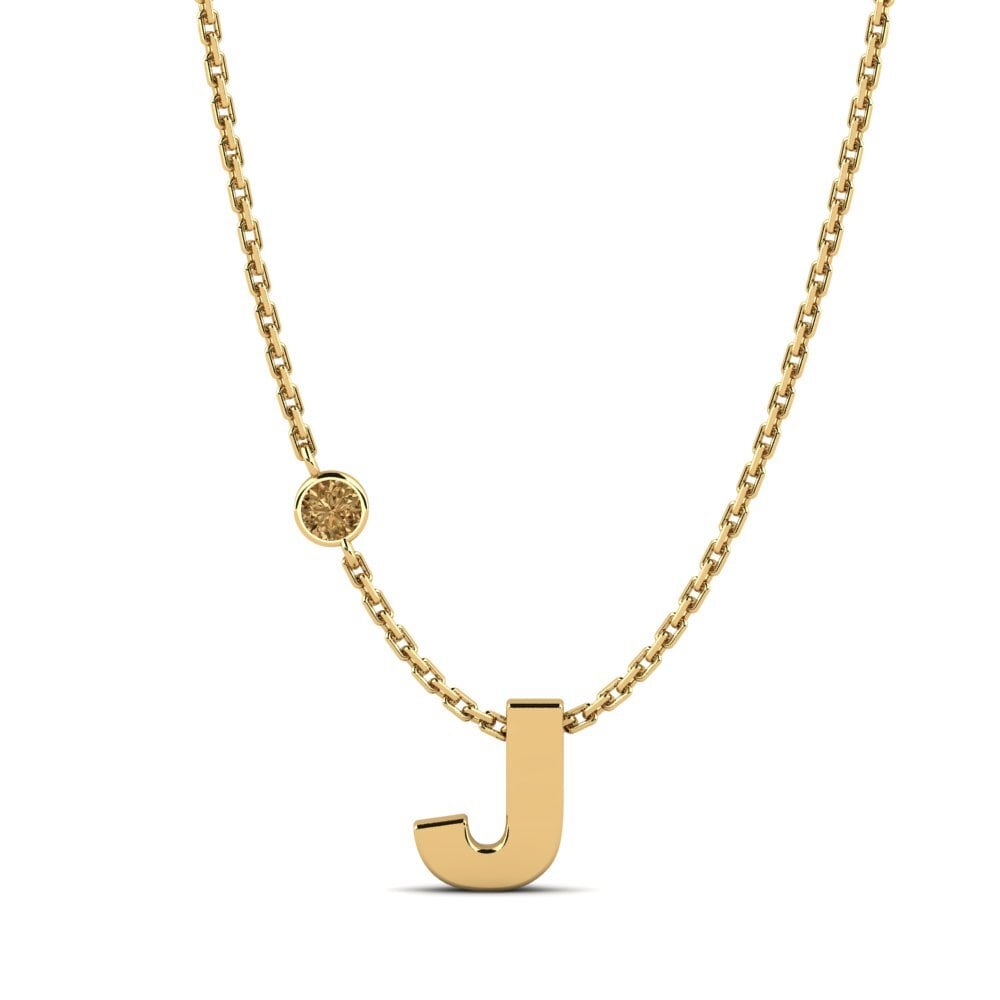 Brauner Diamant Damen halskette Drucilla J