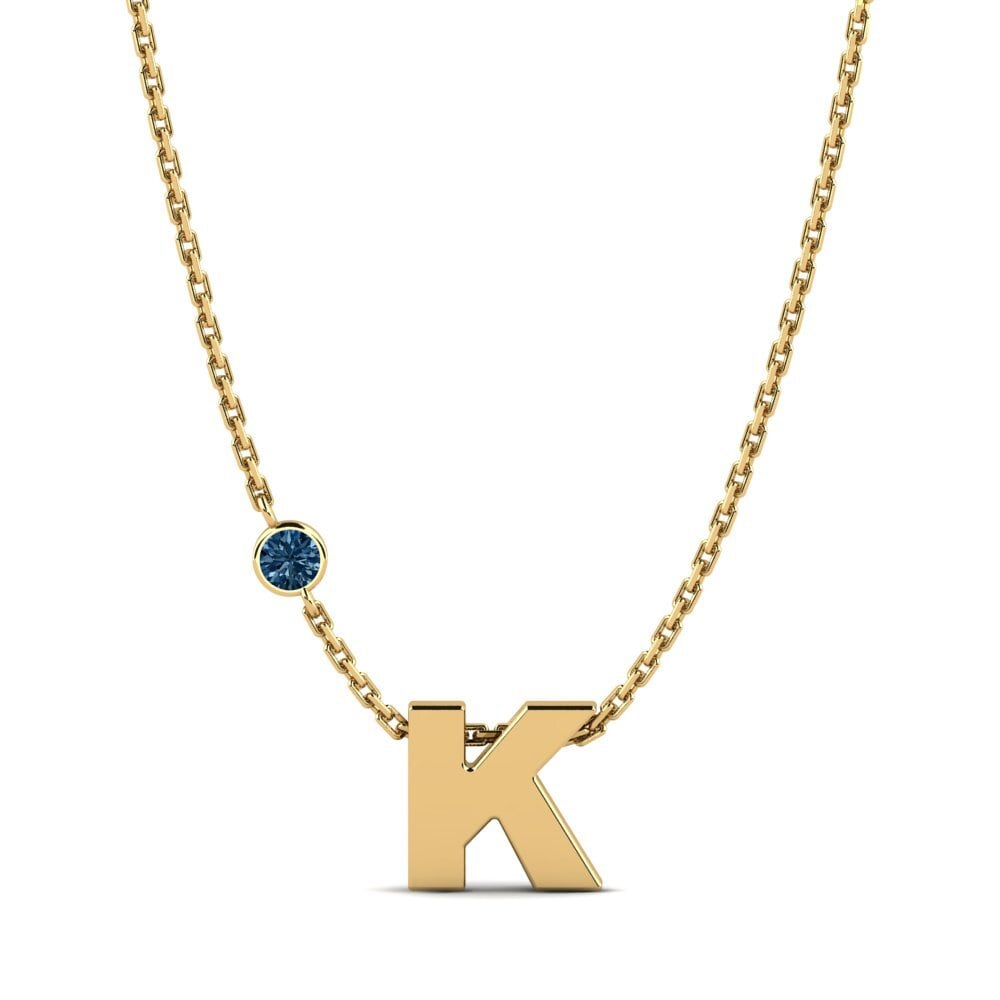 Blauer Diamant Damen halskette Drucilla K