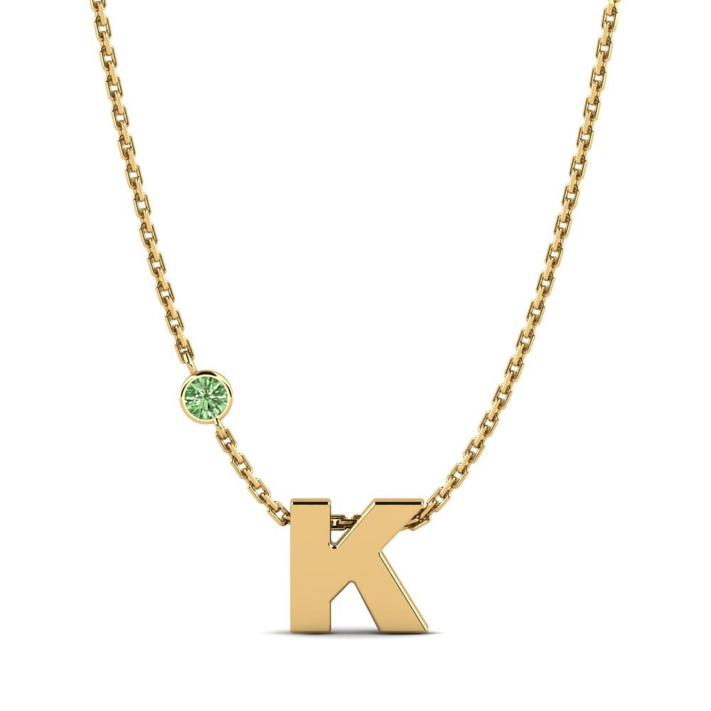 Grüner Diamant Damen halskette Drucilla K