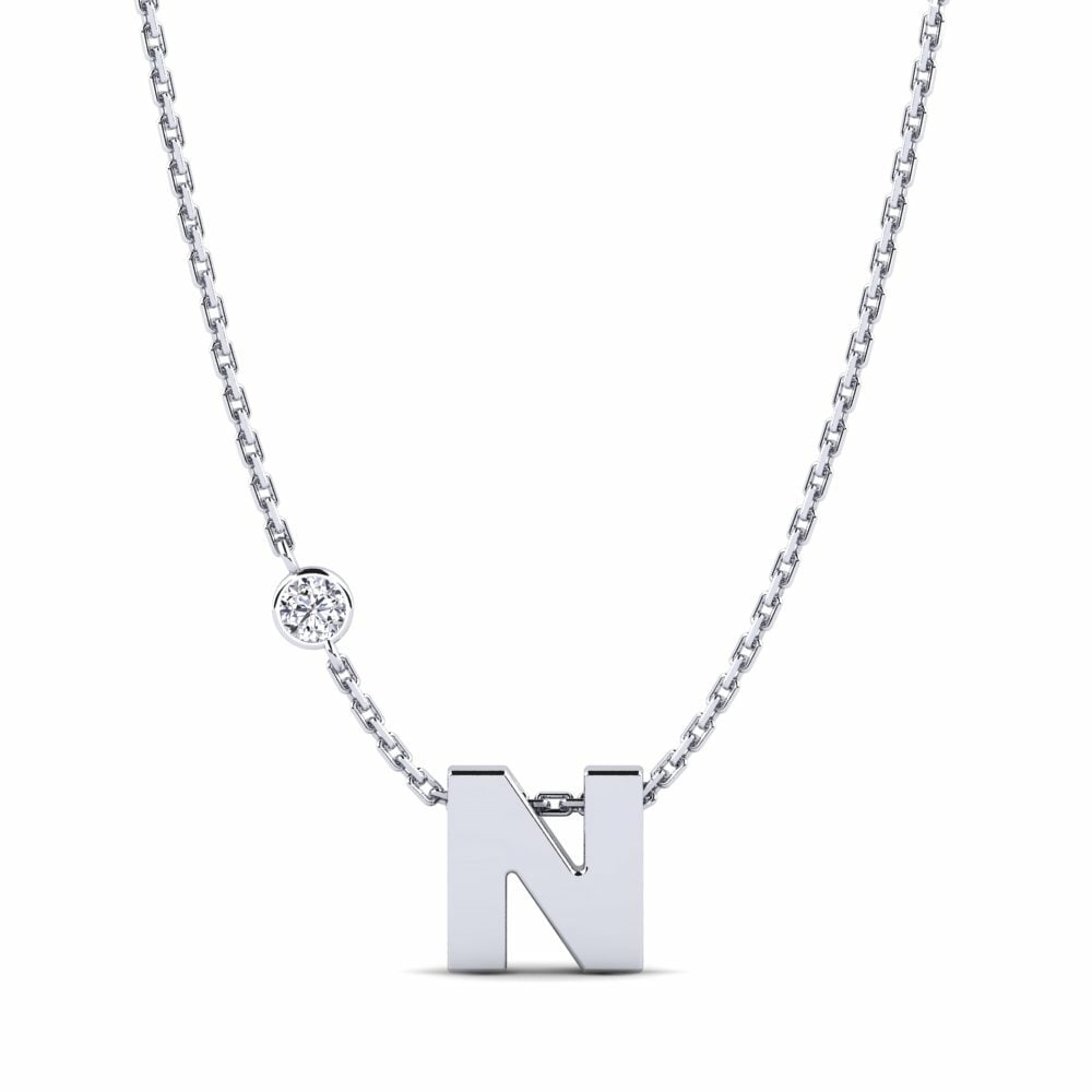 Rund Diamant Damen halskette Drucilla N