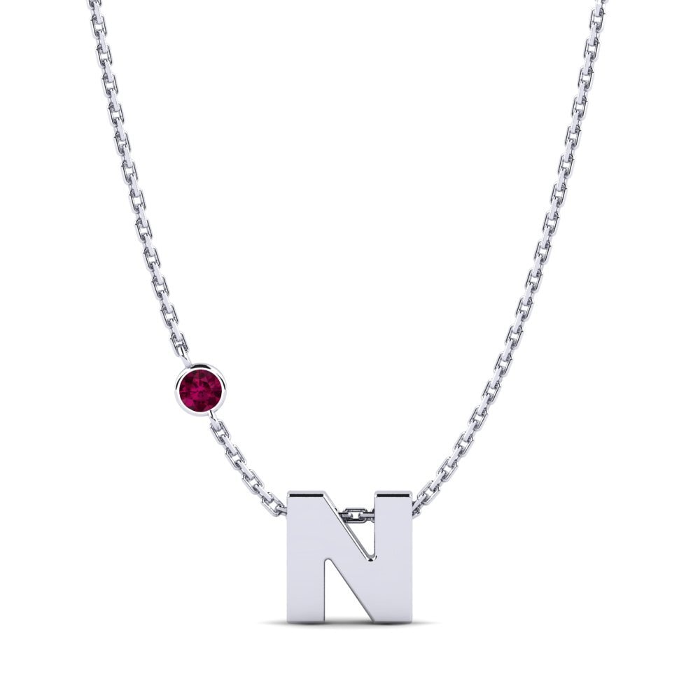 Rhodolit-Granat Damen halskette Drucilla N