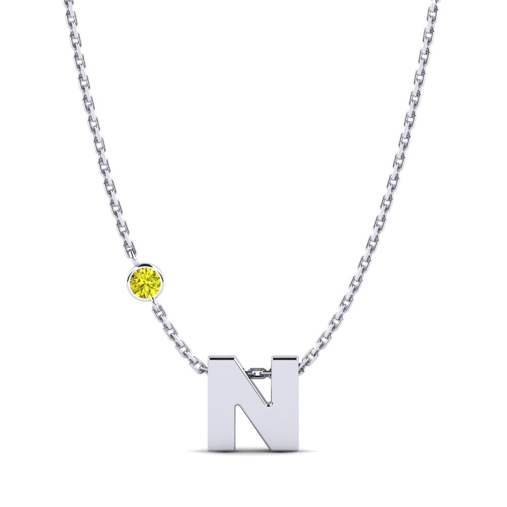 Gelber Diamant Damen halskette Drucilla N