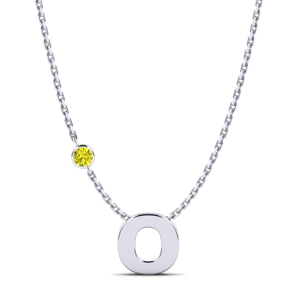 Gelber Diamant Damen halskette Drucilla O
