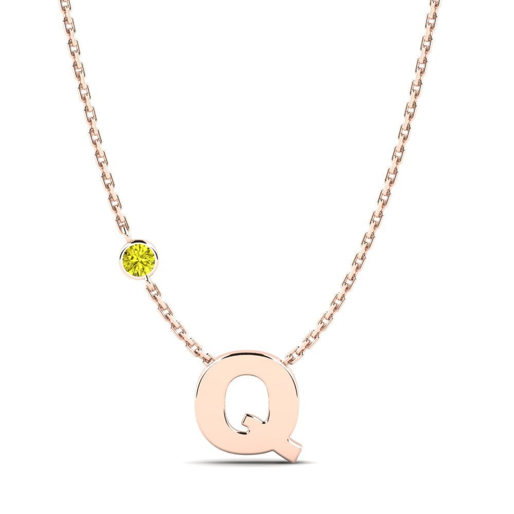 Gelber Diamant Damen halskette Drucilla Q
