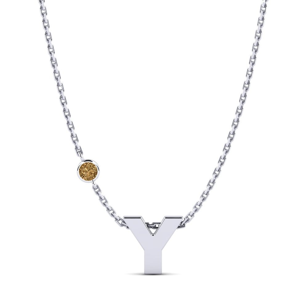 Brauner Diamant Damen halskette Drucilla Y