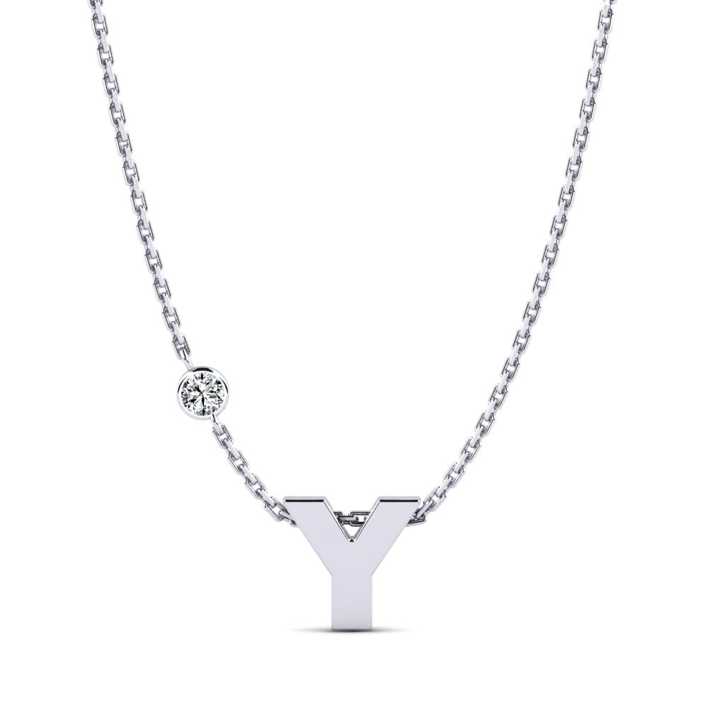 Rund Zirkonia Damen halskette Drucilla Y
