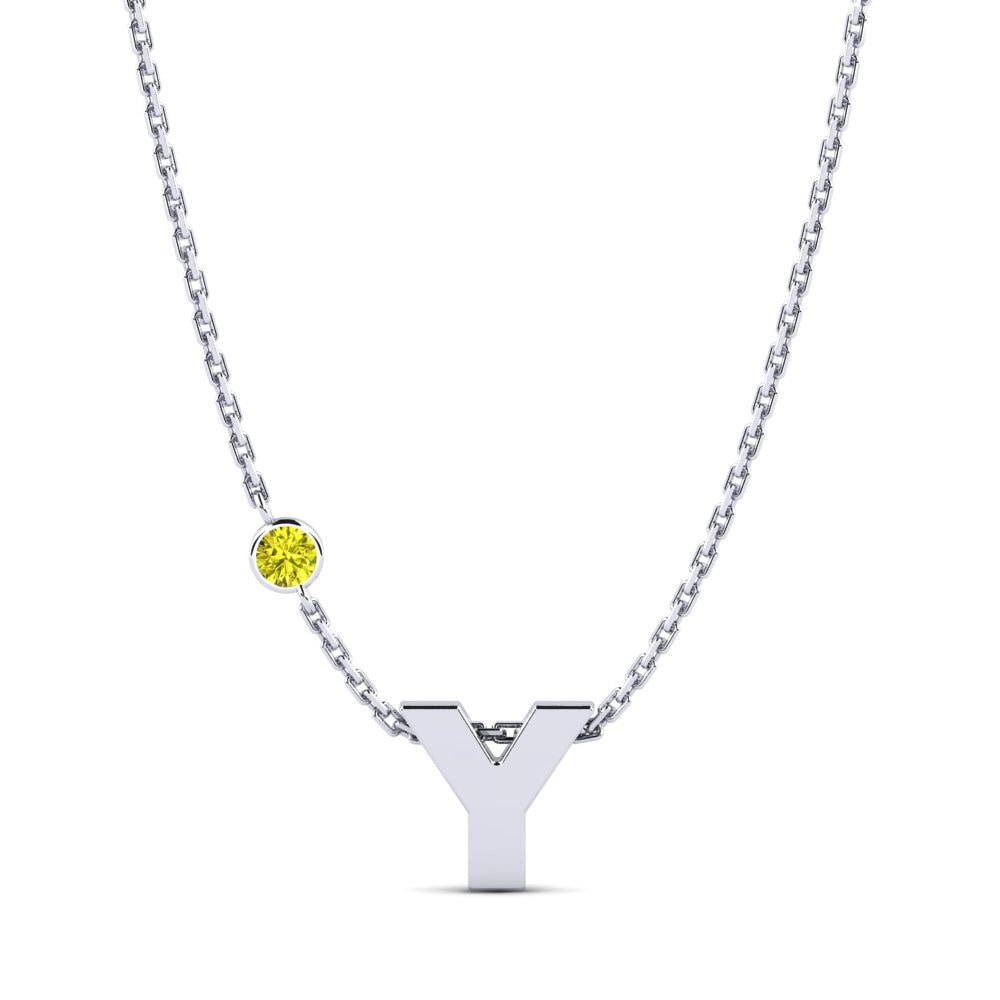 Gelber Diamant Damen halskette Drucilla Y