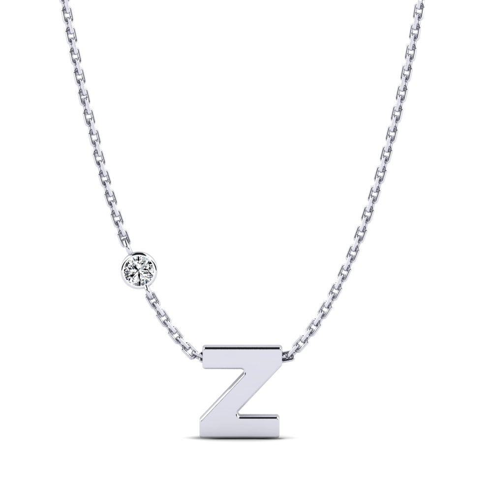 Rund Zirkonia Damen halskette Drucilla Z