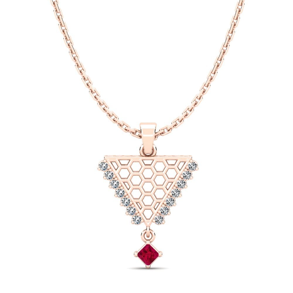 Princess Ruby Women's Pendant Drupada