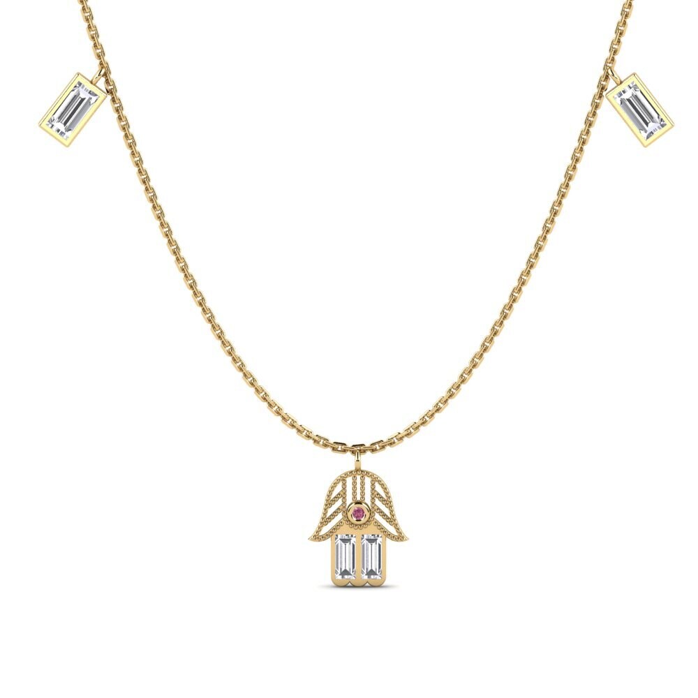 Rhodolite Garnet Women's Necklace Druzhba