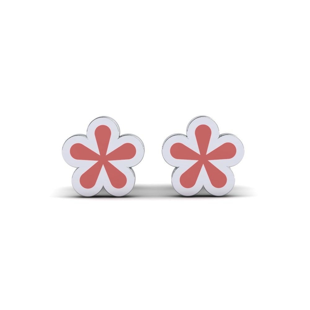 GLAMIRA Kids Earring Dualite in 14k White Gold free shipping